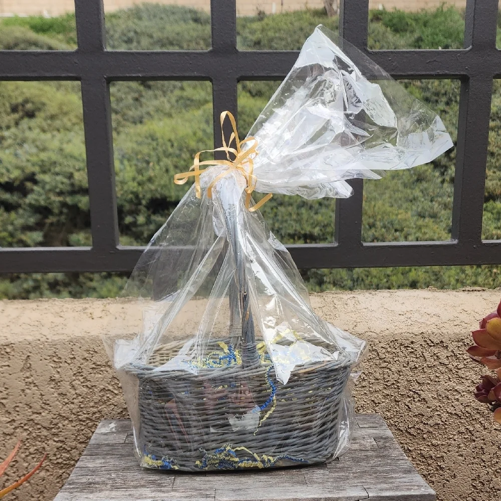 Plush Bunny, Book and Basket Bundle